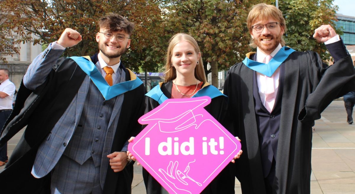 Graduates celebrating